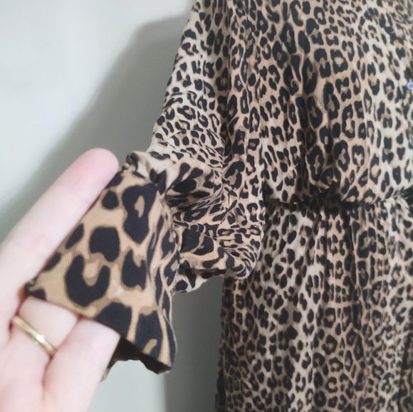Cheetah button down dress - Picture 4 of 5